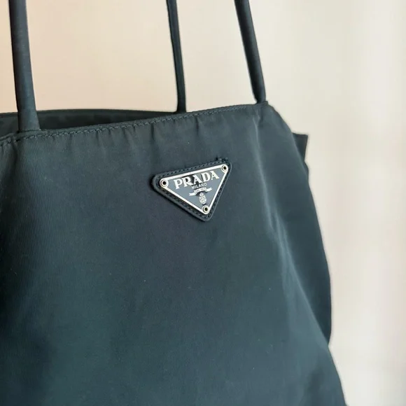 Authentic VintagePrada Black Nylon Shoulder Bag - Picture 3 of 8